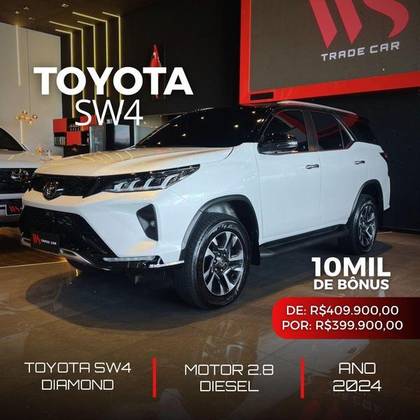 TOYOTA HILUX SW4 2.8 D-4D TURBO DIESEL DIAMOND 7L 4X4 AUTOMÁTICO